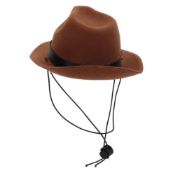 Brun Sød Sjov Kæledyrs Cowboyhat