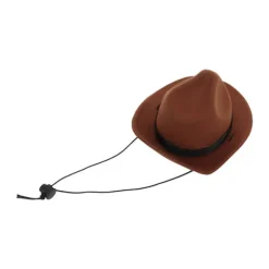 Brun Sød Sjov Kæledyrs Cowboyhat