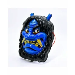 Bull Demon Prajna Parodi Tengu Maske Maskerade, Rollespil, Fest, Kostumebal, Halloween Dekoration (2 Stykker) Blue and red