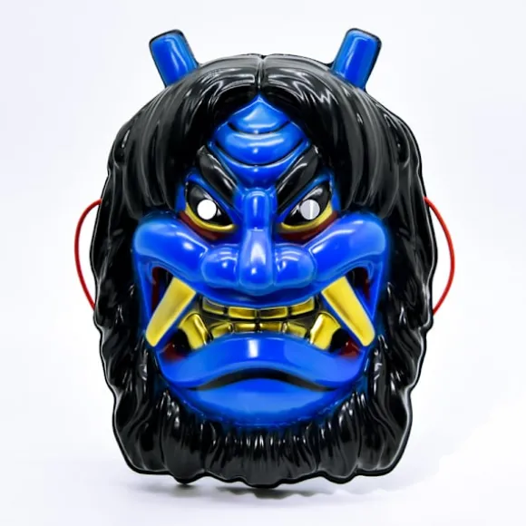 Bull Demon Prajna Prank Tengu Maske til Maskerade, Cosplay, Fest, Kostume eller Halloween Dekorationer (Rød)