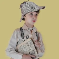 [CA] Detektivkostume Tilbehør Sæt Detektiv Rollespil Udklædning Kostume Detektiv Cosplay Rekvisitter