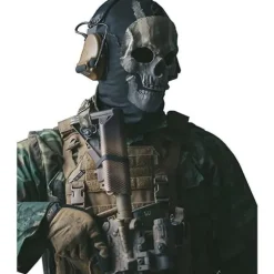 Call Of Duty Ghost Dødningehovedmaske Heltdækkende Unisex Til Krigsspil