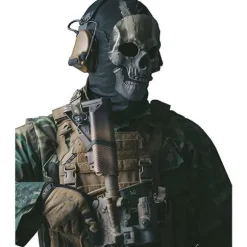 Call of Duty Ghost Skull Maske Fuld Ansigt Unisex til Krigsspil SQBB[JUN]