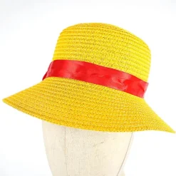 Caraele Anime Luffy Cosplay Kostume Frakke Bukser Hat Cosplay Sæt W hat XS