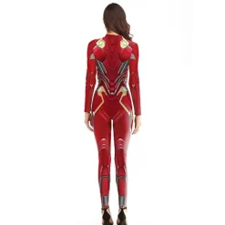 Carnival Cosplay Iron Man Kostume Kvinder Fancy Dress Halloween Costume Jumpsuit Bodysuit Avengers Suit M