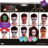 Carnival Party Voksen Makeup - VIVING - Sort - 18 år - Indendørs
