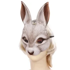 Carnival/Påskedag Cosplay Latex Mask Animal Style Halloween Ca vit