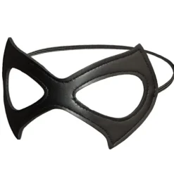 Catwoman Maske, Masquerade Maske Schwarze Katze Maske Catwoman Kostüm Ledermaske
