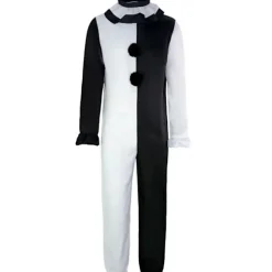 CGGTSN Voksne Terrifier 2 Art the Clown Cosplay Kostume Jumpsuit Hat Sæt Halloween Karneval Suit V Only Mask_max Only Mask M