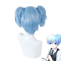 Chao Tianzhu cos paryk Assassination Classroom anime hovedbeklædning dobbelt hestehale styling cosplay