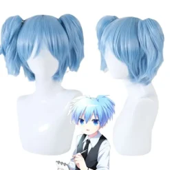 Chao Tianzhu cos paryk Assassination Classroom anime hovedbeklædning dobbelt hestehale styling cosplay