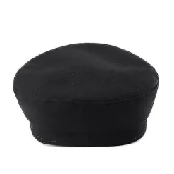 Chauffør Top Cap Sort Baret Fører Kostume Hat Flot Udklædning Ottekantet Hat