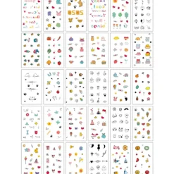Chikke midlertidige tatoveringer - 30 unikke designs