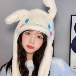 Cinnamoroll My Melody Ørebevægende Hat White