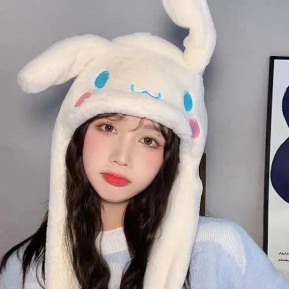 Cinnamoroll My Melody Ørebevægende Hat White
