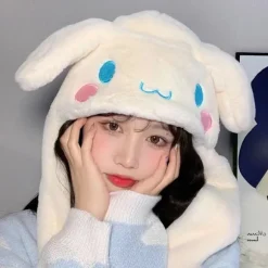 Cinnamoroll My Melody Ørebevægende Hat White