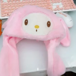 Cinnamoroll My Melody Ørebevægende Hat White