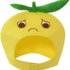 Citron Hat Plys Frugt Hue Nyhed Hovedbeklædning Cosplay Kostume Foto Rekvisit Til Frugt Tema Festartikler (FMY)