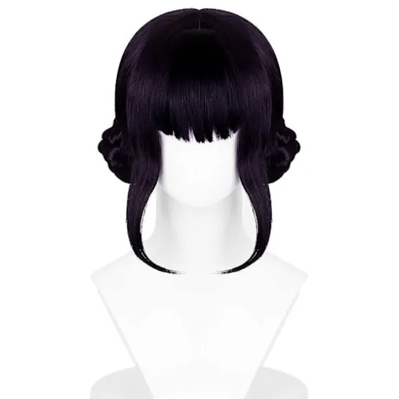 【CJY】underholdning【CJY】Demon Hunters Kostume Rumi Paryk Realistisk Anime Cosplay Paryk til Cosplay-arrangementer Black purple Zoey