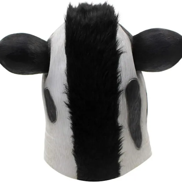 34*32*27cm Halloween Kostumefest Ko Hoved Latex Maske