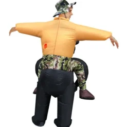 (160-190cm) Oppustelig Abe Kostume - Oppustelig Gorilla Kostume
