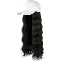 Connect Wig Justerbar SORT HVID HAT HVID HAT black White hat-White hat