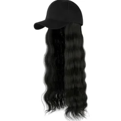 Connect Wig Justerbar SORT HVID HAT HVID HAT black White hat-White hat