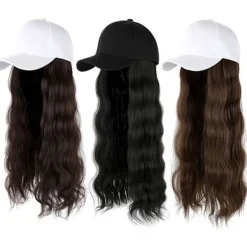 Connect Wig Justerbar SORT HVID HAT HVID HAT black White hat-White hat
