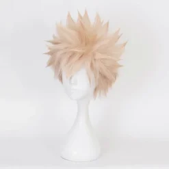 Cosplay Bakugou Katsuki Kort Paryk My Hero Academia U5S0 Baku Hero Blond