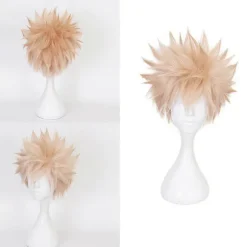 Cosplay Bakugou Katsuki Kort Paryk My Hero Academia U5S0 Baku Hero Blond