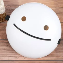 Cosplay Halloween Masker Drömmar Masker Tecknad Anime White Smile Whit-FQ- White one size