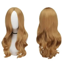 Cosplay paryk AI dukkerobotter Megan langt hår kostume rekvisitter 60cm