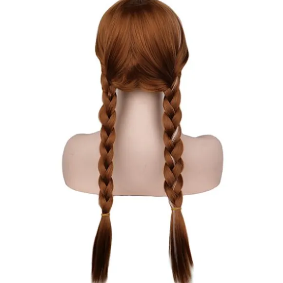 Cosplay paryk Frossen dukke elsa anna snow princess anime paryk