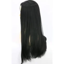 Cosplay Paryk Kvinder Lang Sort Glat Paryk Halloween, CJY
