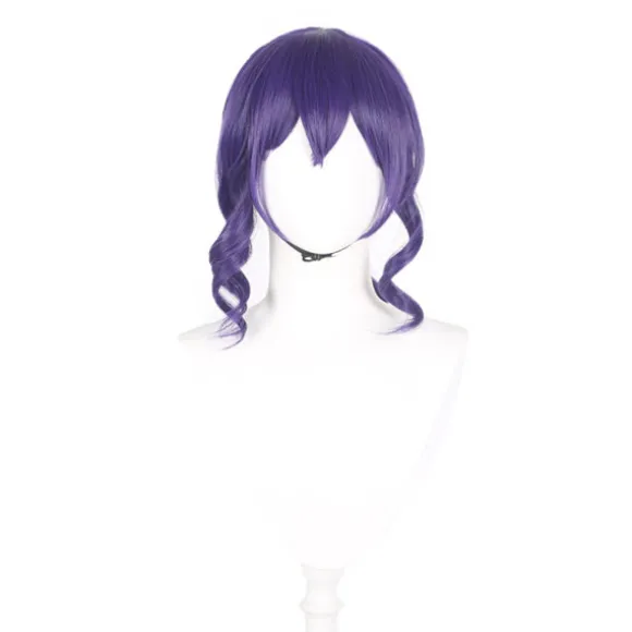 Cosplay paryk lilla paryk høj hestehale