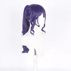 Cosplay paryk lilla paryk høj hestehale