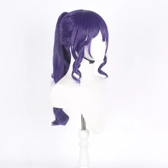 Cosplay paryk lilla paryk høj hestehale