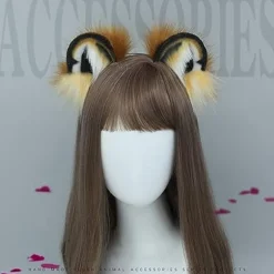 Cosplay Ræv Ulv Bjørn Hamster Tiger Abe Kat Hund Ører Pandebånd Hårbånd Hårklemmer Halloween Kostume Fest Hovedbeklædning Hovedbeklædning Hår Tilbehør | Fyndiq