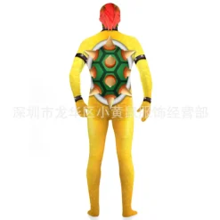 Cosplay Super Mario Bros Bowser Yoshi Mask Jumpsuit Voksen Børn Bodysuit*Kostume #2 Voksen M（155） #2-FQ- #2 Adult M（155）
