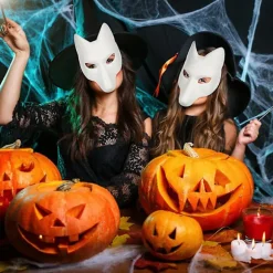 Cosplay tilbehør Diy dyremasker rævemasker ulvemasker dramamasker ubehandlede masker