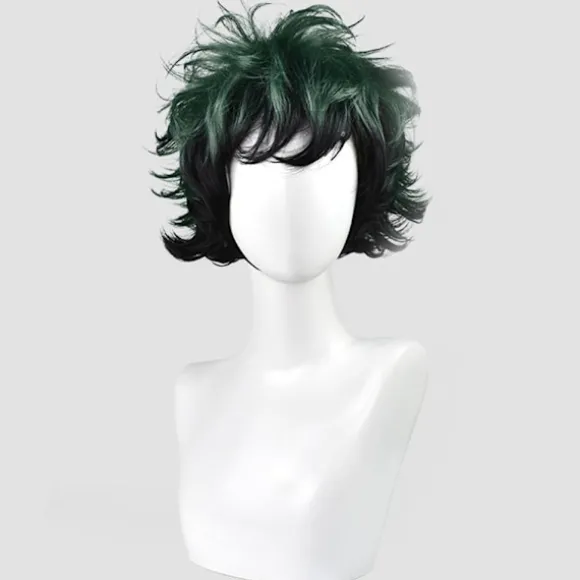 Cosplay Wig Anime My Hero Academia Deku Izuku Midoriya Green Sho zy
