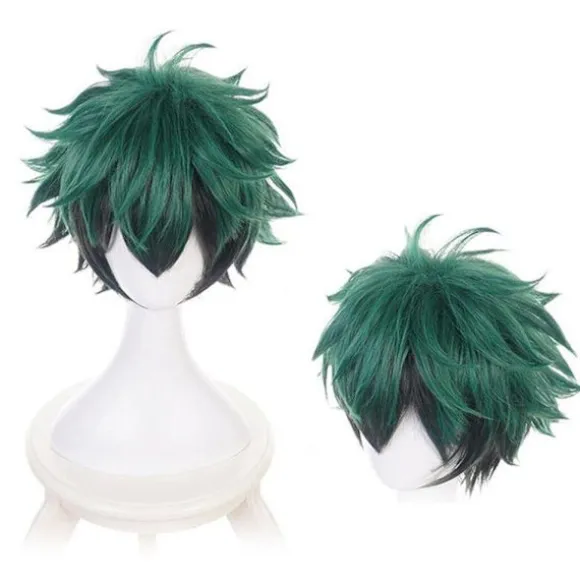 Cosplay Wig Anime My Hero Academia Deku Izuku Midoriya Green Sho zy
