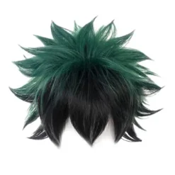 Cosplay-paryk Anime My Hero Academia Deku Izuku Midoriya Grøn Kort (YJD)