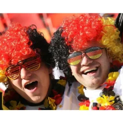 Country Parykker 2022 VM i Fodbold Fanartikler Qatar VM Paryk