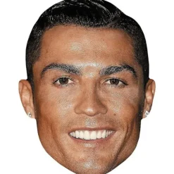 Cristiano Ronaldo (Smil) Kendis Maske, Fladt Kort Ansigt
