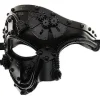 Cyberpunk maske Steampunk Metal Cyborg Venetian Maske, Maskerade Maske til Halloween Dekoration Kostume