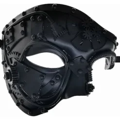 Cyberpunk maske Steampunk Metal Cyborg Venetian Maske, Maskerade Maske til Halloween Dekoration Kostume