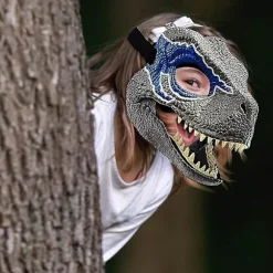 3D Dinosaur Maske Rolleleg Hovedbeklædning Jurassic World Raptor Gi