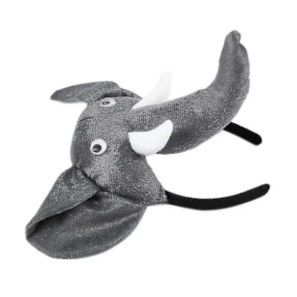 3D elefant hårbånd dyrefarm voksne børn kostume maske masker bold