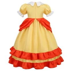 Daisy Prinsessekjole Pige Tegneserie Cosplay Kostume Sommer Børn Orange Festtøj 2-10 År Halloween Maskerade Daisy Wi Daisy Wi,CJY Daisy Wi Daisy Wig 7-8T Tag-140 | Fyndiq